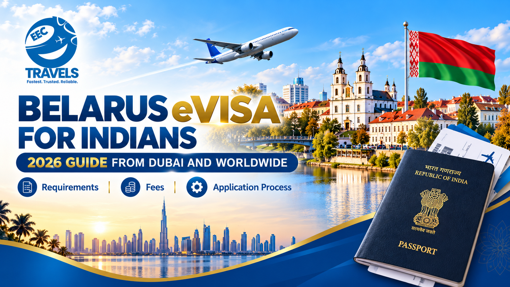 Belarus eVisa guide for Indian citizens from Dubai and worldwide in 2026